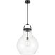 Mansfield 1 Light 18 inch Matte Black Pendant Ceiling Light