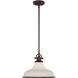 Grant 1 Light 14 inch Palladian Bronze Pendant Ceiling Light