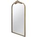 Baroque Inspired 36 X 24 inch Gold Mirror