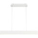 Rogers LED 1 inch White Pendant Ceiling Light, Small