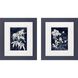 Propac Blue and White and Multi Framed Art, Propac