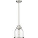 Burren 1 Light 8.75 inch Brushed Nickel Pendant Ceiling Light