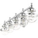 Oldwick 5 Light 42 inch Polished Chrome Vanity Sconce Wall Light