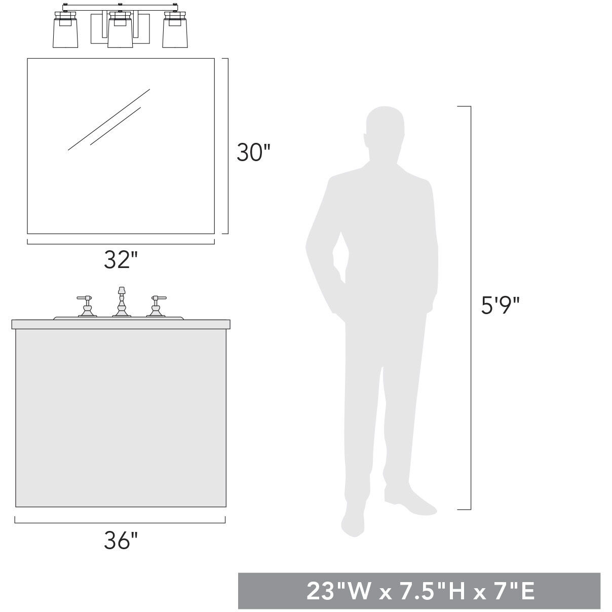 Travers Vanity Wall Light