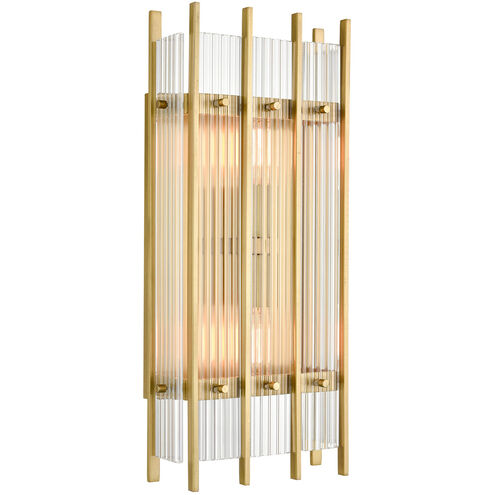 Allure 2 Light 8.38 inch Aged Brass Wall Sconce Wall Light