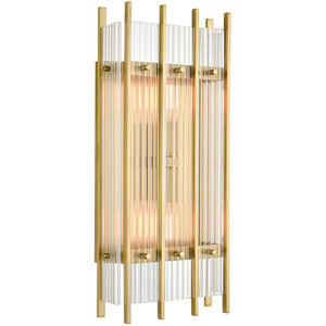 Allure 2 Light 8.38 inch Aged Brass Wall Sconce Wall Light