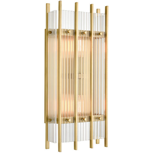 Allure 2 Light 8.38 inch Aged Brass Wall Sconce Wall Light