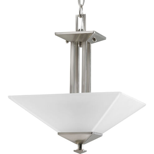 North Park 2 Light 12.75 inch Brushed Nickel Semi-Flush Mount Ceiling Light