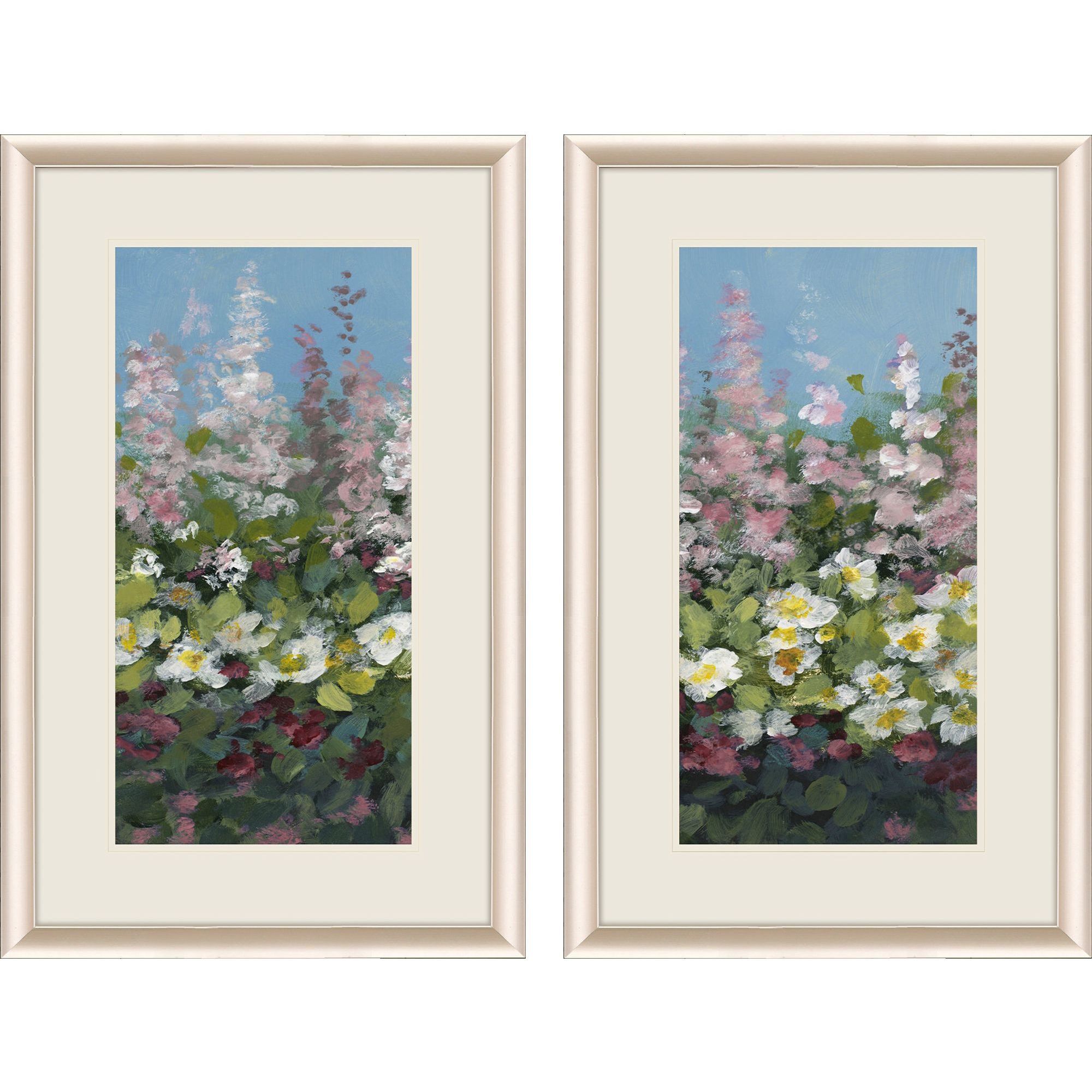 Garden Glory Multi and Green and Blue and Pink Framed Art, Propac