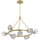 Gatsby 9 Light 31.7 inch Modern Brass Ring Pendant Ceiling Light