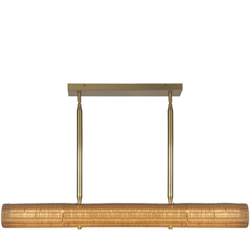 Alora Mood Maris Linear Pendant Ceiling Light in Brushed Gold