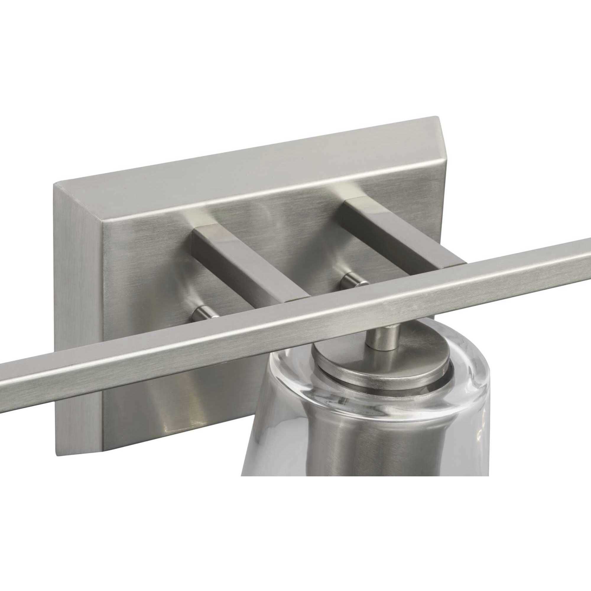 Vertex 3 Light 20.87 inch Brushed Nickel Bath Light Wall Light