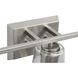 Vertex 3 Light 20.87 inch Brushed Nickel Bath Light Wall Light