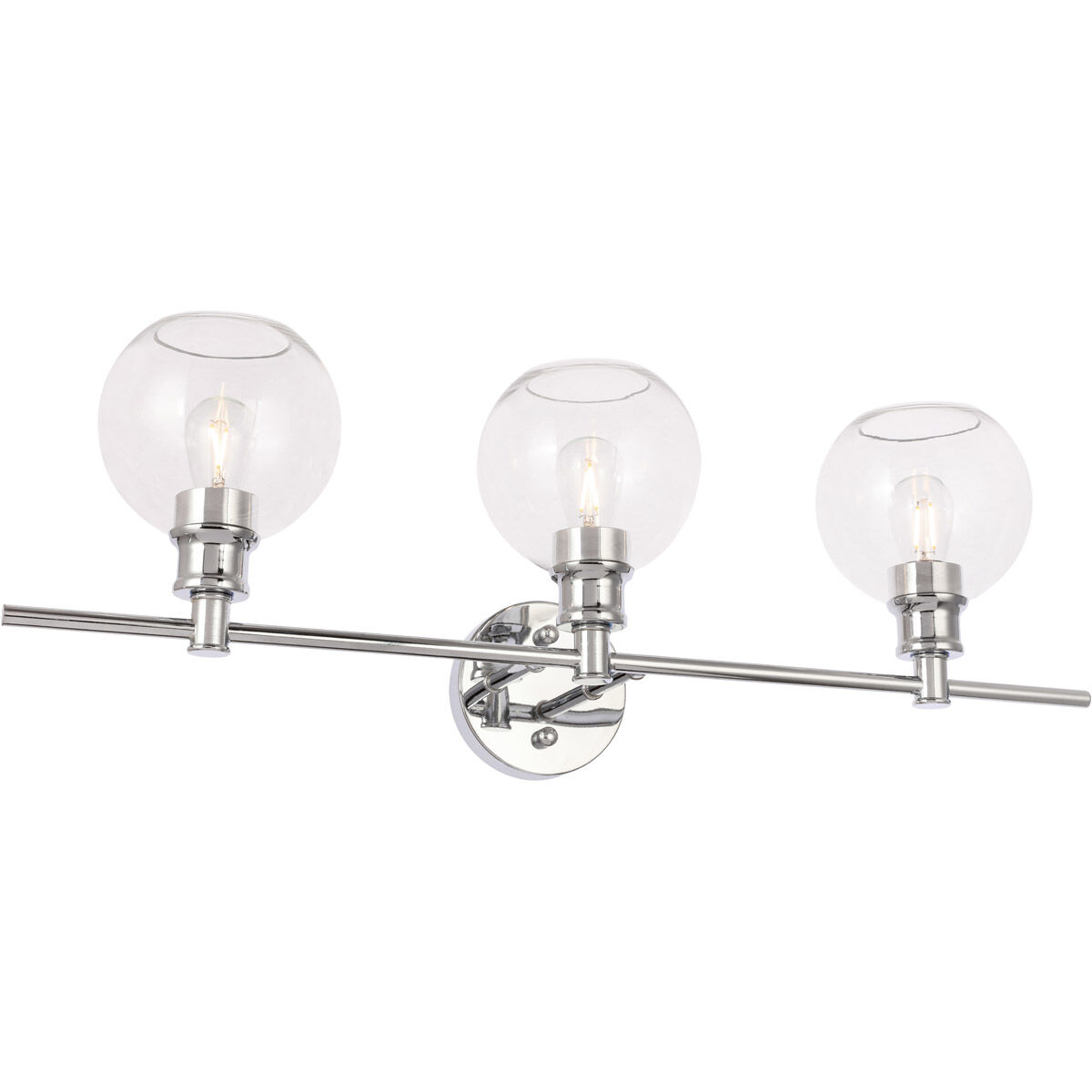 Collier 3 Light 28 inch Chrome Wall sconce Wall Light