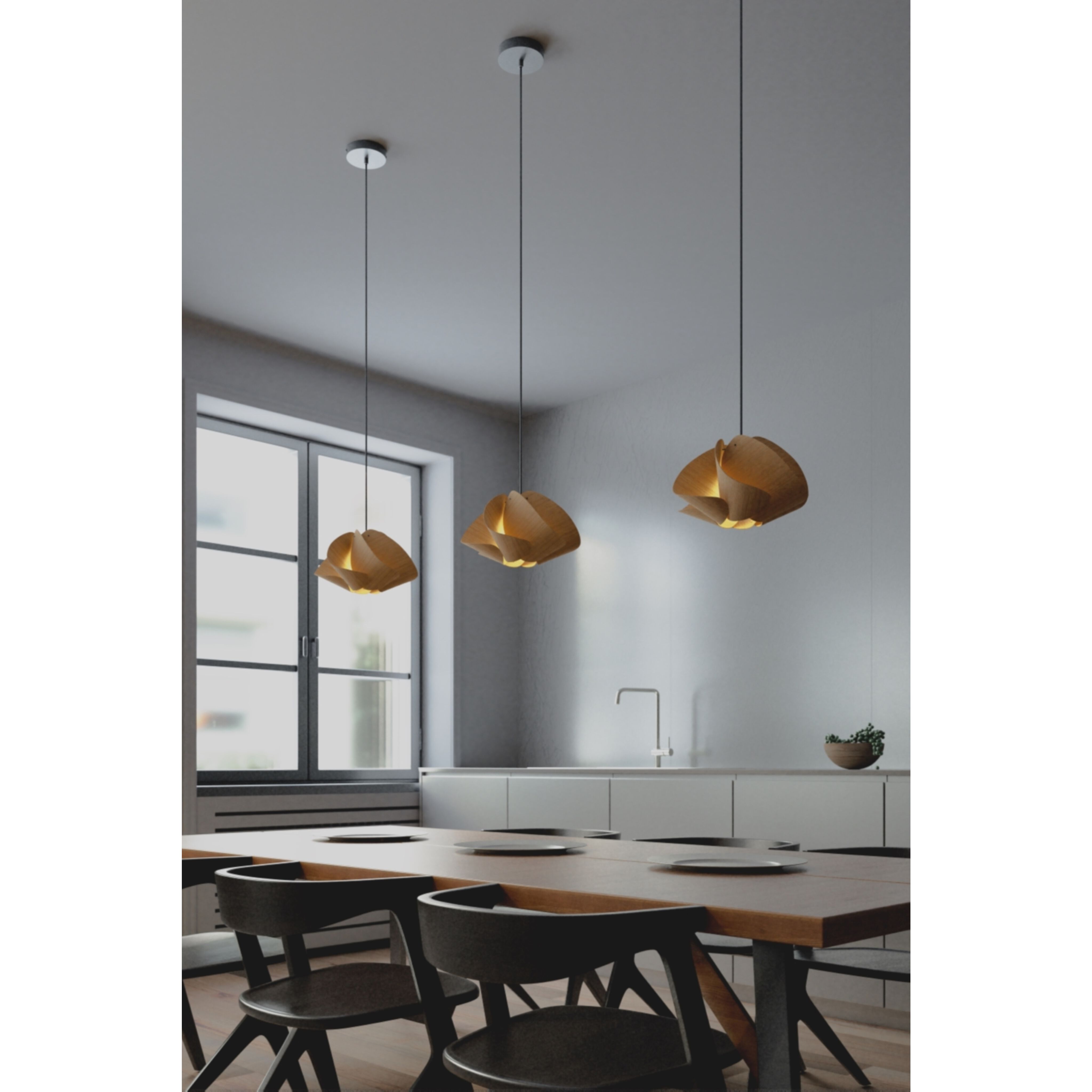Matilda LED 11.9 inch Ash and Ash Pendant Ceiling Light in Ash/Ash