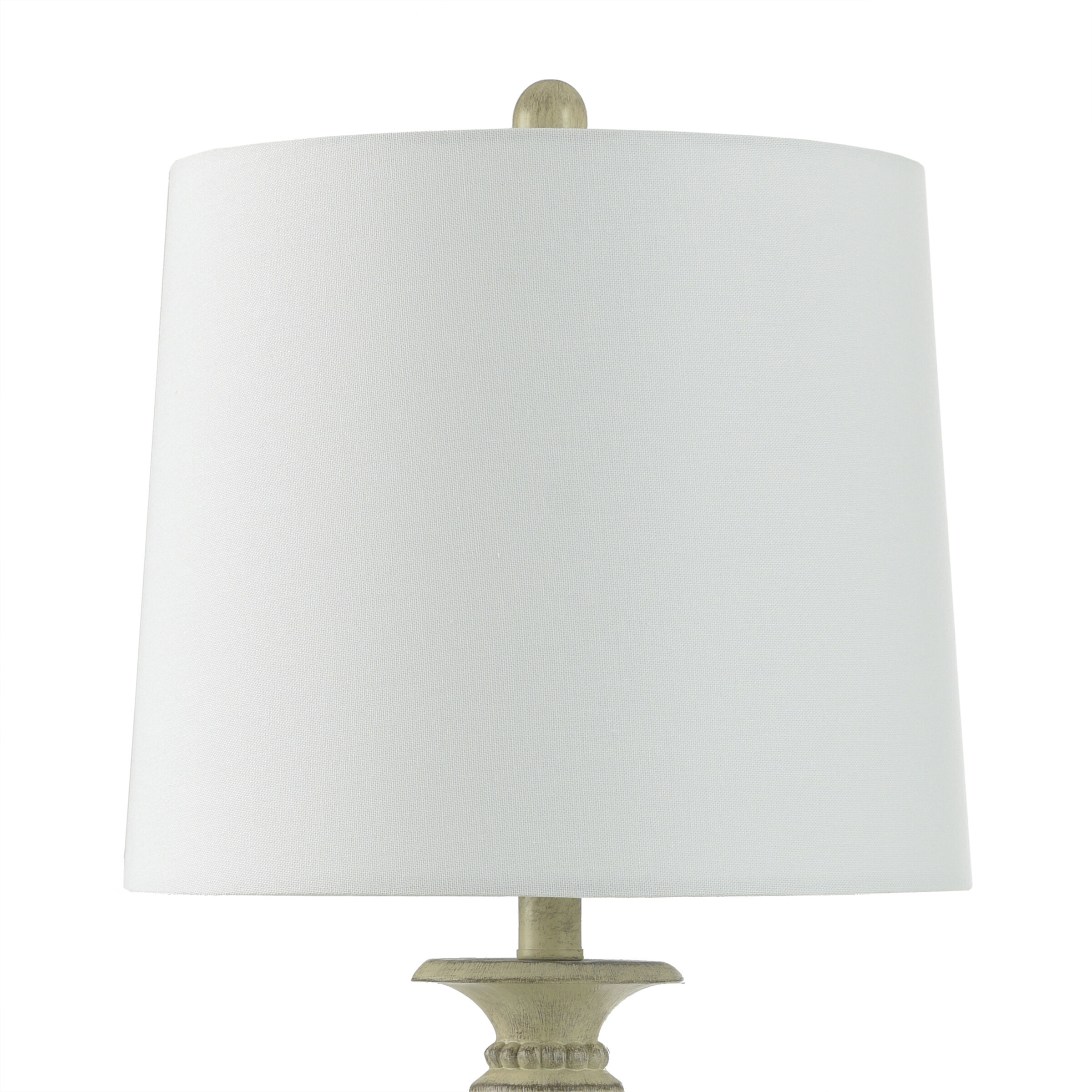 Seabrook Spindle 29.5 inch 100.00 watt Weathered Whitewash and Clean White Table Lamp Portable Light