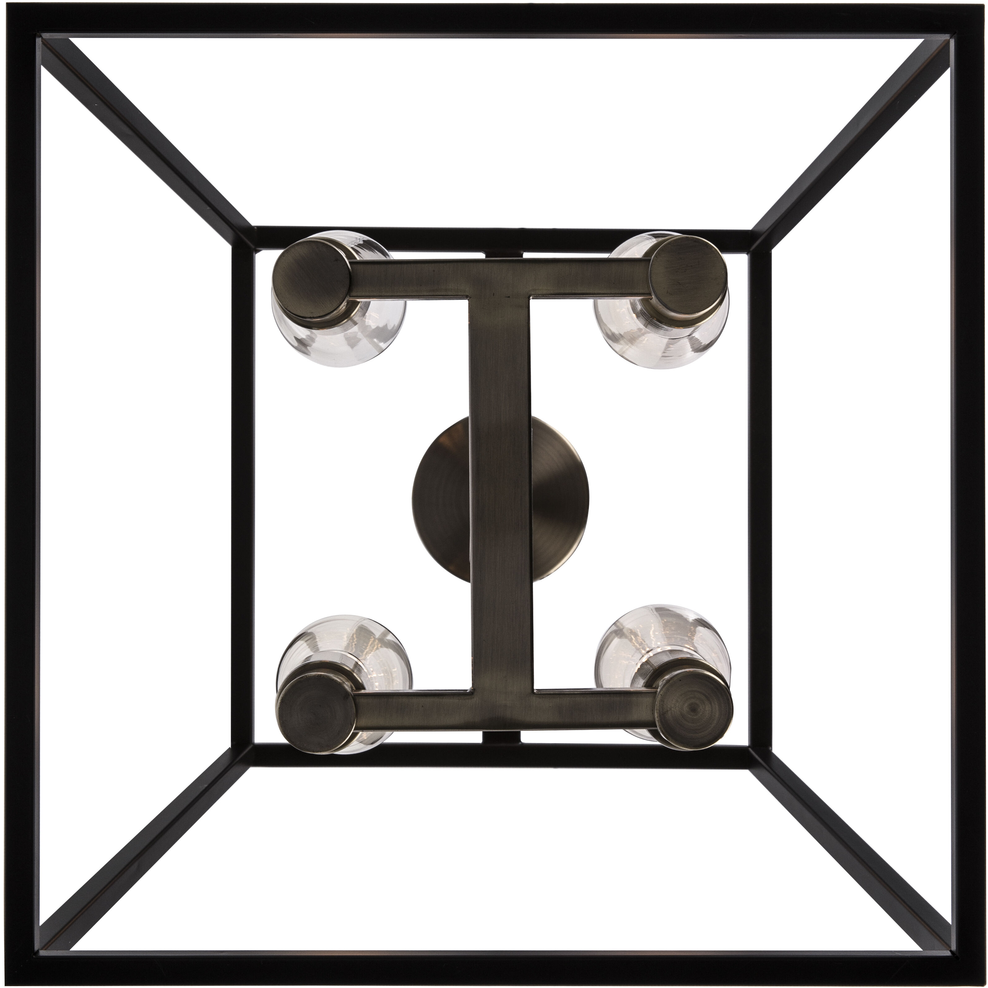 Adams 4 Light 15 inch Rubbed Oil Bronze Pendant Ceiling Light