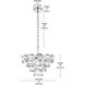 Adaline 6 Light 16 inch Chrome Chandelier Ceiling Light