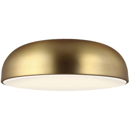 Sean Lavin Kosa LED 13 inch Aged Brass Flush Mount Ceiling Light in LED 90 CRI 3000K, Integrated LED