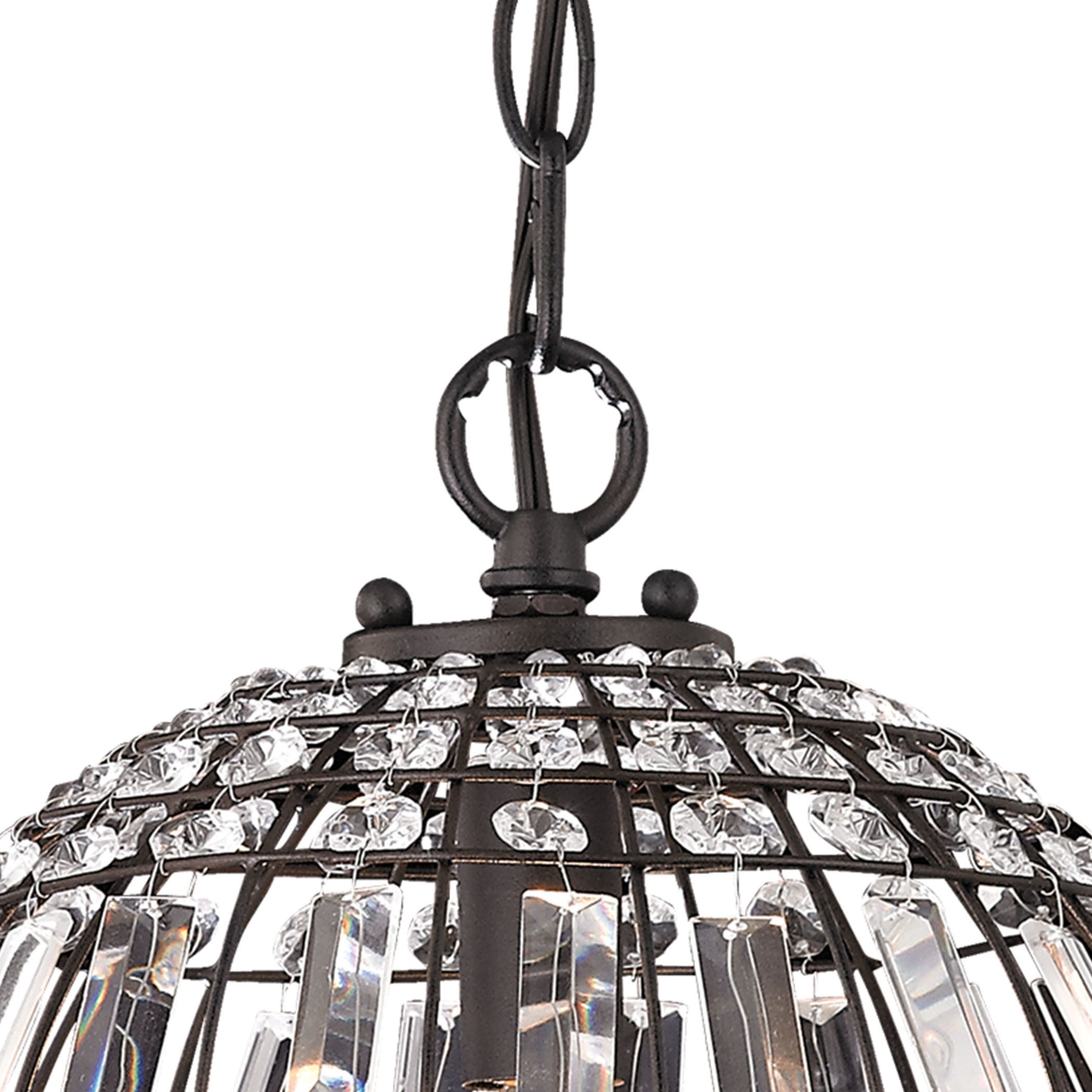 Talgarth 1 Light 10.25 inch Dark Bronze Mini Pendant Ceiling Light