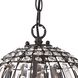 Talgarth 1 Light 10.25 inch Dark Bronze Mini Pendant Ceiling Light