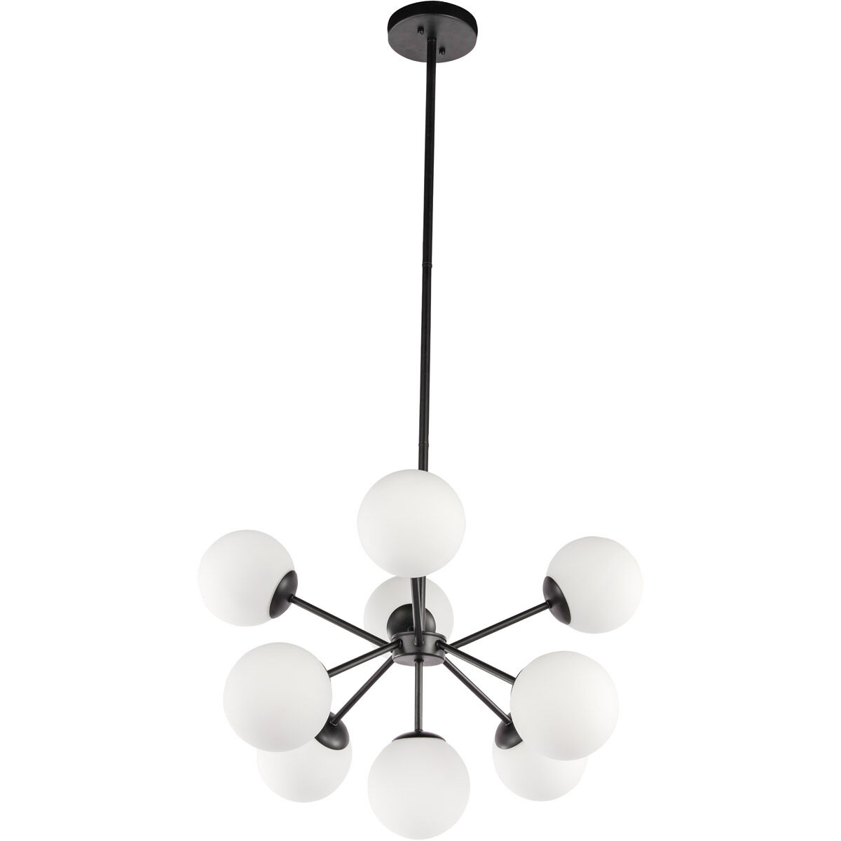 Jupiter 9 Light 26 inch Black Pendant Ceiling Light