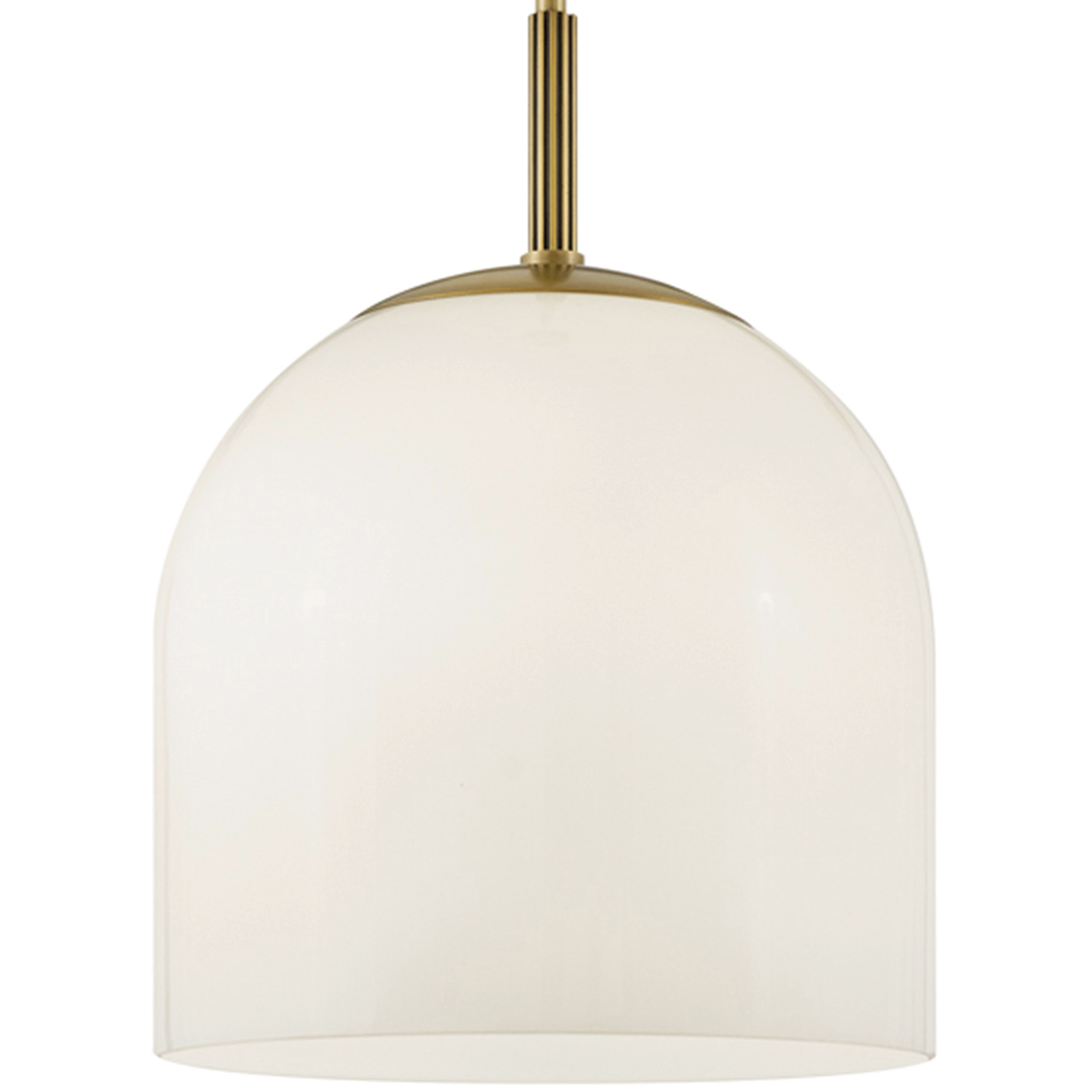 Willa 1 Light 12 inch Heritage Brass Pendant Ceiling Light, Semi-flush Mount