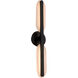 Avian 2 Light 5.75 inch Black Vanity Light Wall Light