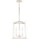 Thea 4 Light 12 inch Polished Nickel Foyer Ceiling Light