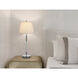 Ciudad 30 inch 100.00 watt Chrome and Silver Grey Table Lamp Portable Light in Chrome / Silver Grey