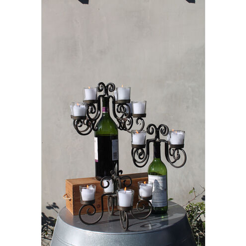 Fleur-de-Lis 10 X 8.63 inch Candleholder