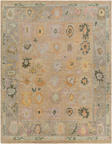 Kars 120 X 96 inch Orange Rug, Rectangle