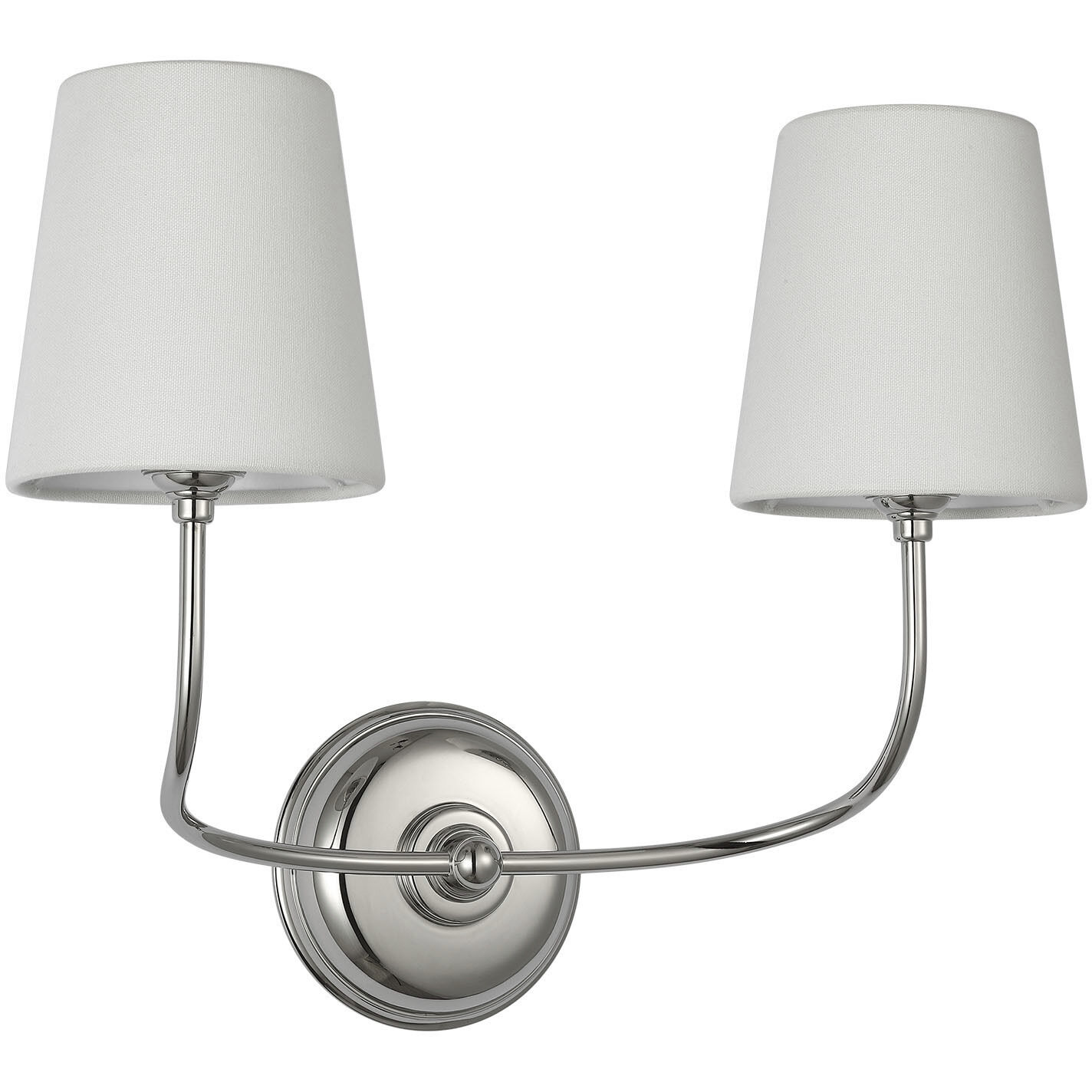 Thomas O'Brien Vendome Cordless Double Sconce Wall Light