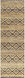 Santa Barbara 96 X 30 inch Tan Rug in 2.5 x 8, Runner