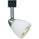 Serpentine 1 Light 120V Brushed Steel Track Head Ceiling Light