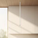 Motif LED 0.75 inch Chrome Pendant Ceiling Light