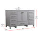 Irene 54 X 22 X 34 inch Grey Vanity Sink Set