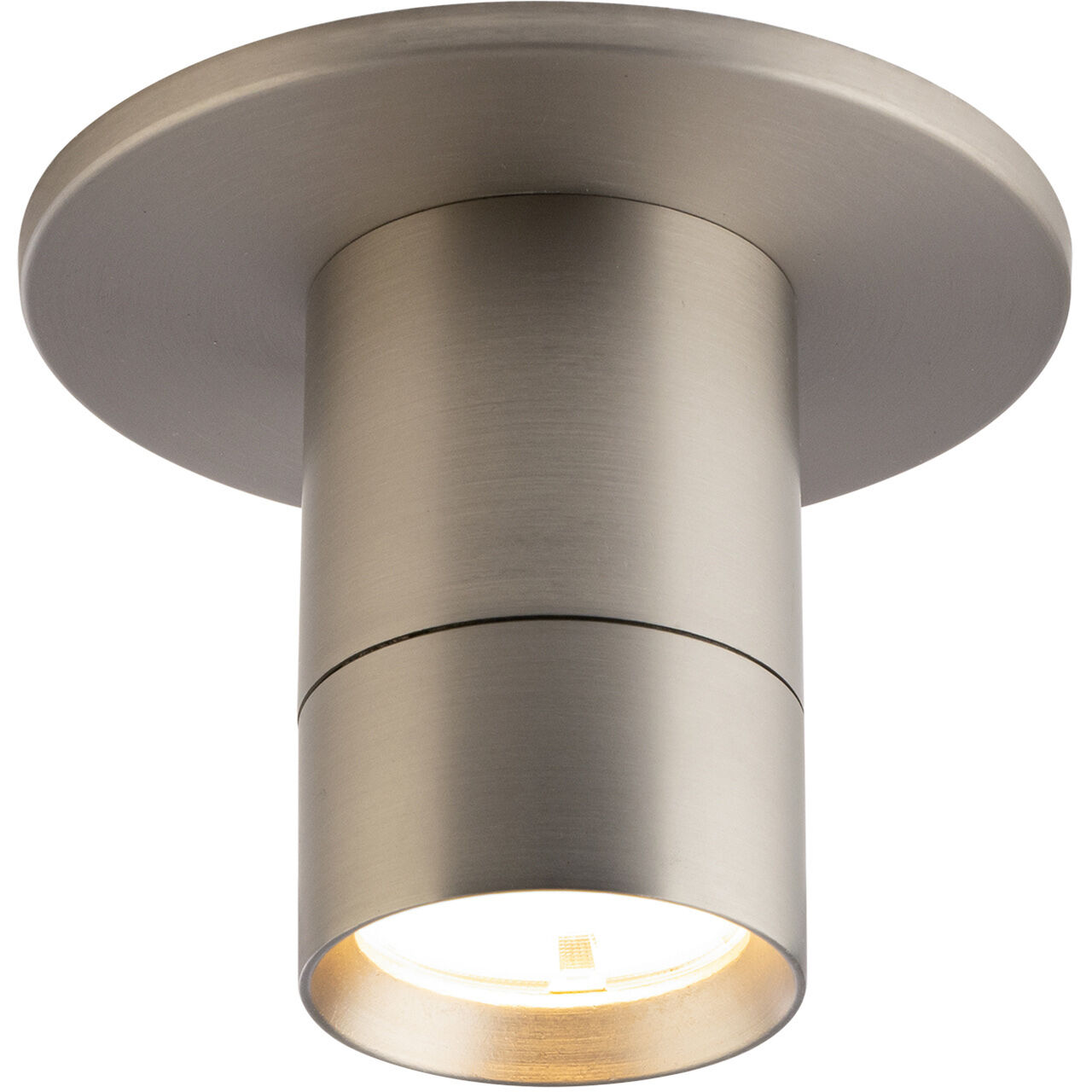 Twist-N-Lite LED 5 inch Brushed Nickel Flush Mount Ceiling Light, WAC Limited