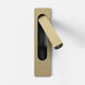 Keta 2.64 inch Matte Gold Interior Reading Light Wall Light