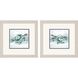 Animals Collection Distressed Whitewash Framed Art