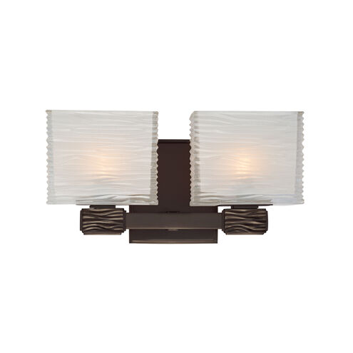 Hartsdale 2 Light 12 inch Old Bronze Bath And Vanity Wall Light