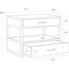 Bridgerton 32 X 26.25 inch Sand Beige Night Stand