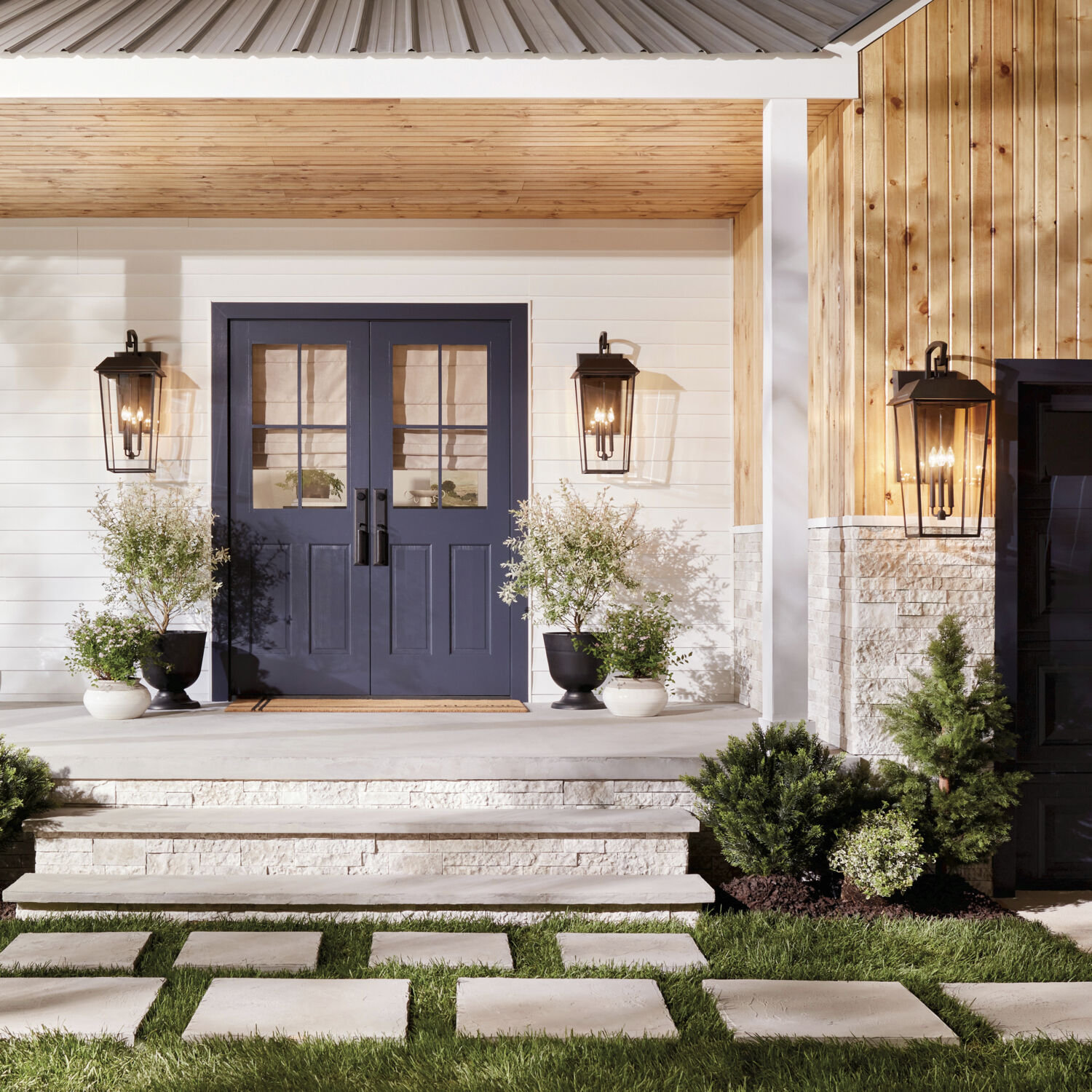 Kichler 59121OZ Mathus 3 Light 30.25 inch Olde Bronze Outdoor Wall X Large