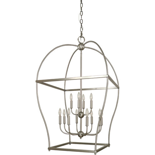 Kenmare 12 Light 26 inch Matte Black Foyer Chandelier Ceiling Light