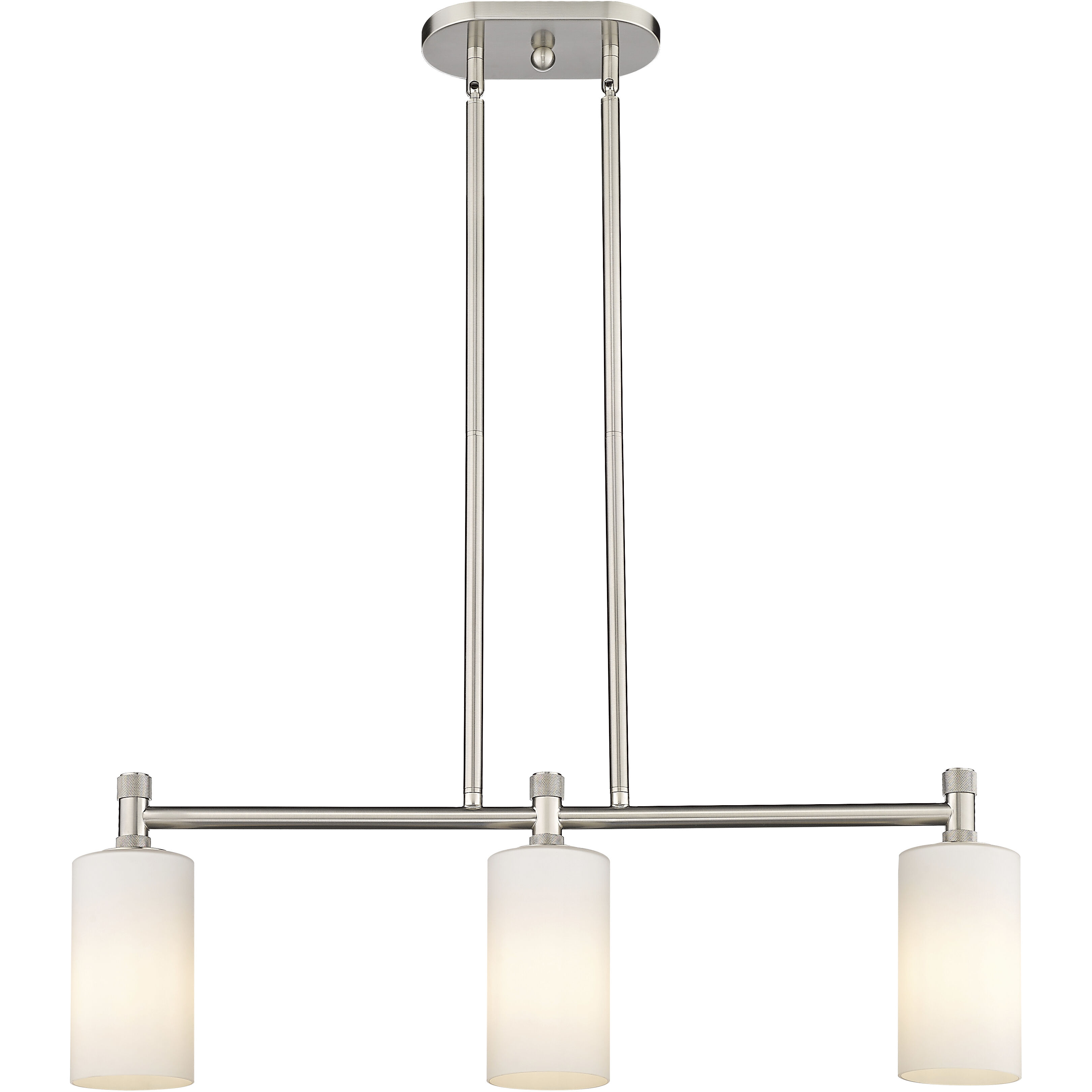 Downtown Urban Crown Point 3 Light 30.50 inch Island Light