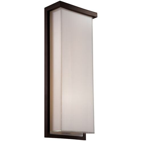 Ledge LED 20 inch Bronze Outdoor Wall Light in 3500K, 20in.