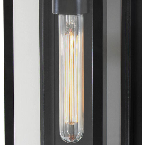 Sydney 1 Light 16.75 inch Black Outdoor Wall Sconce