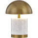 Cora 9.88 inch 2.30 watt Portable Rechargeable Table Lamp Portable Light, By Coco & Dash