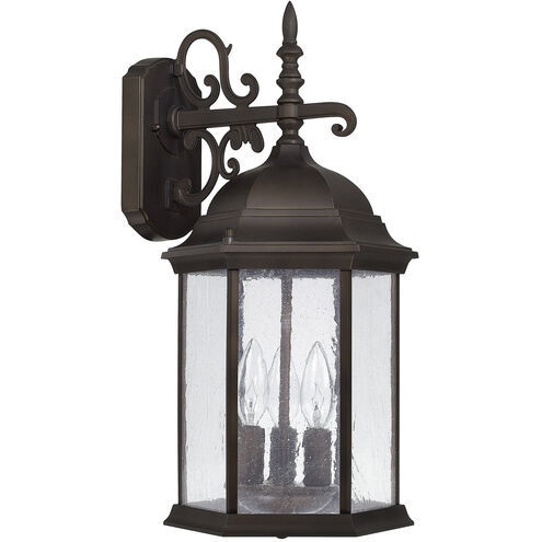 Main Street 3 Light 9.50 inch Outdoor Wall Light