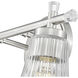 Belle 2 Light 16 inch Brushed Nickel Bath Vanity Light Wall Light